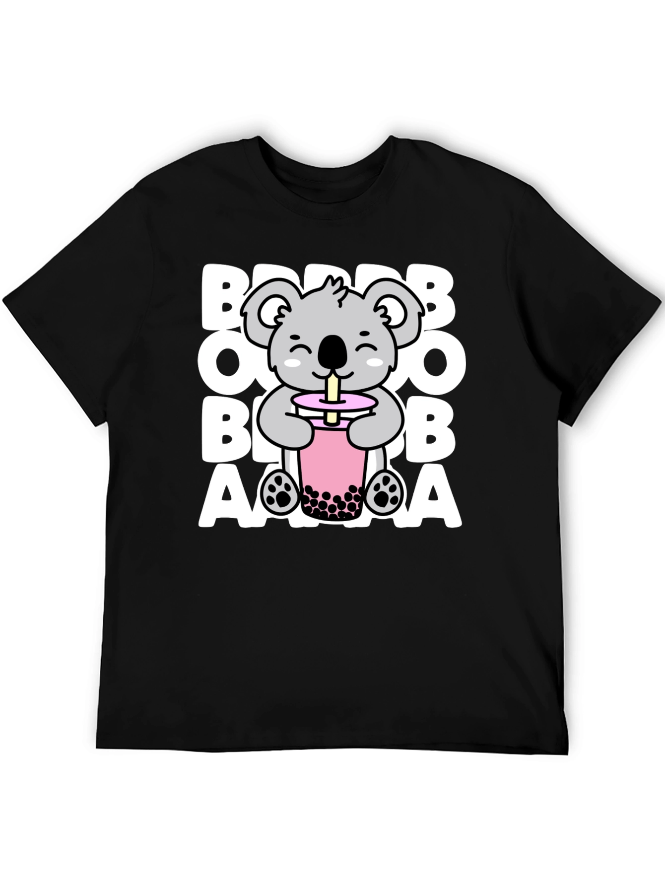 Cute Koala Boba Tea Graphic Tee