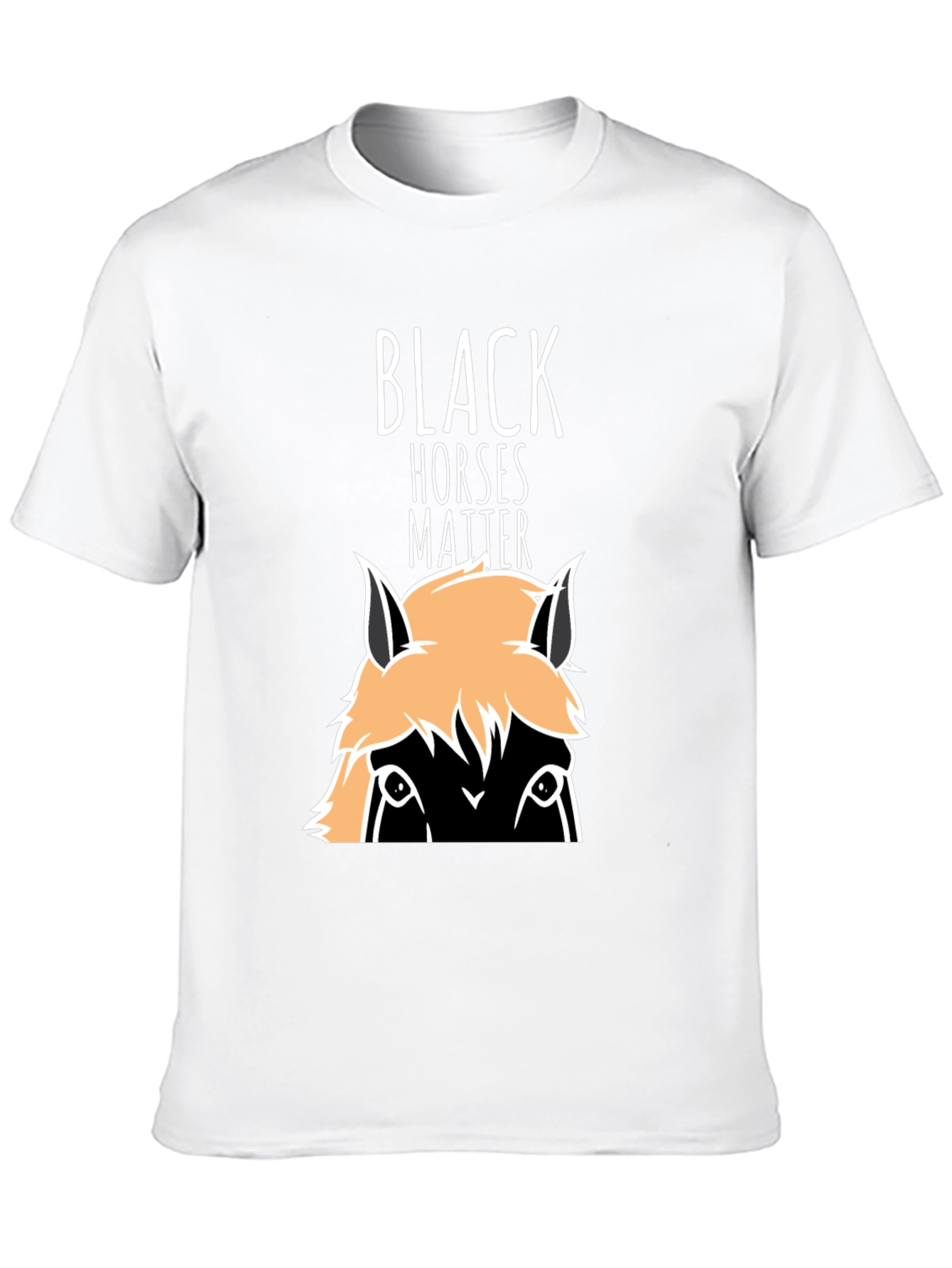 Black Horses Matter Graphic T-Shirt