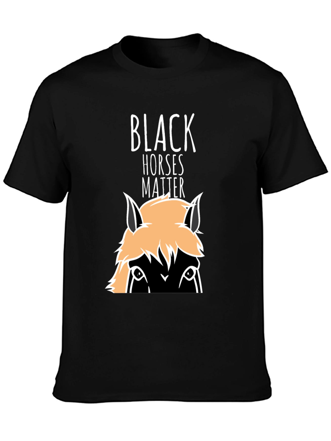 Black Horses Matter Graphic T-Shirt