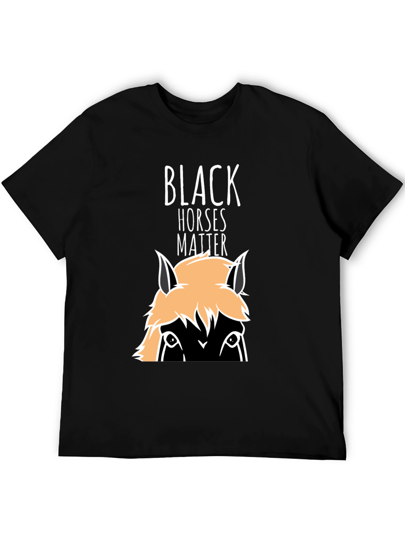 Black Horses Matter Graphic T-Shirt