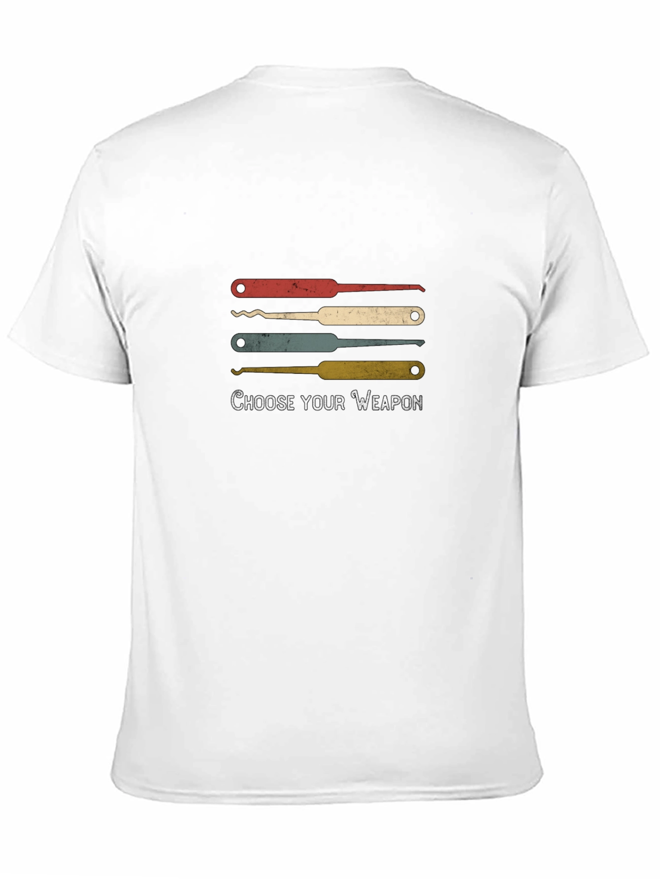 Choose Your Weapon Picklock T-Shirt - Black