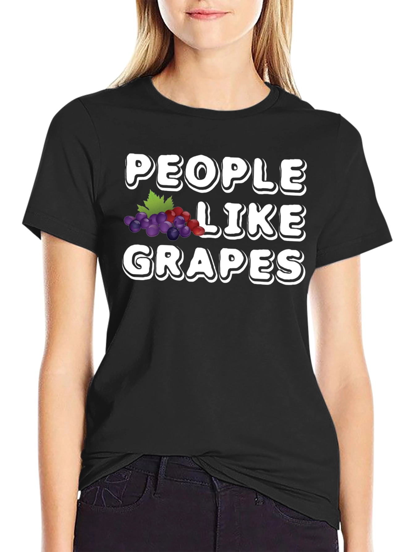 People Like Grapes Graphic T-Shirt