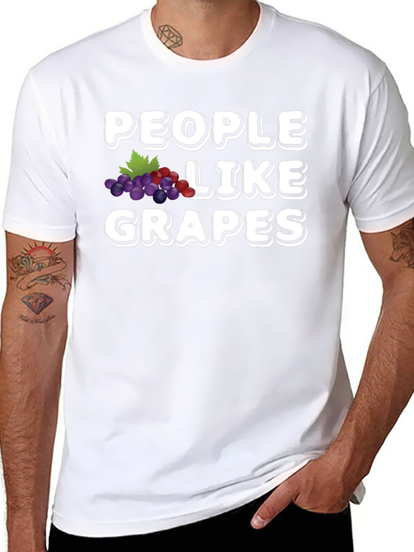 People Like Grapes Graphic T-Shirt