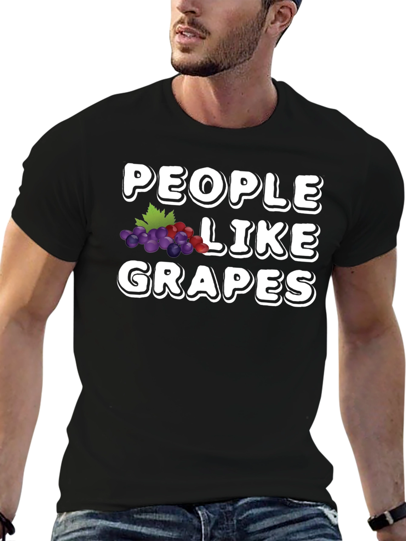 People Like Grapes Graphic T-Shirt