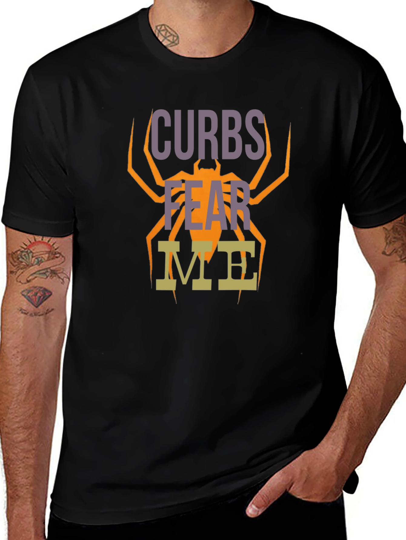 Curbs Fear Me Spider Graphic T-Shirt