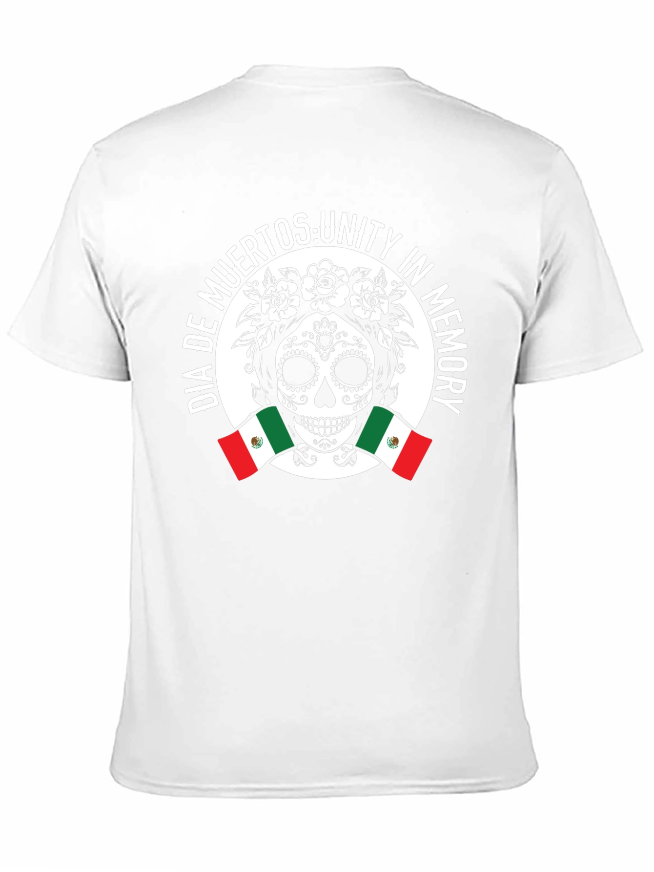 Dia de Muertos Unity T-Shirt Sugar Skull Design