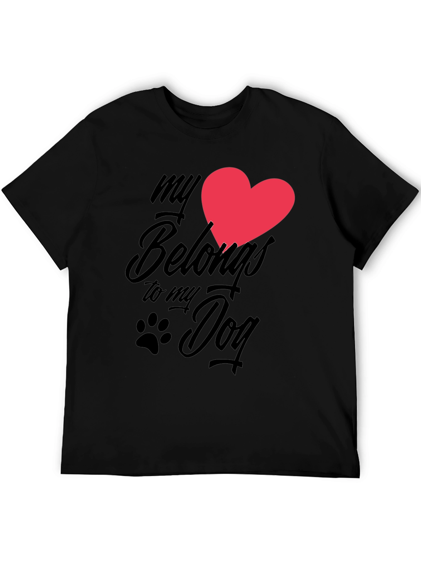 My Heart Belongs To My Dog Graphic Tee