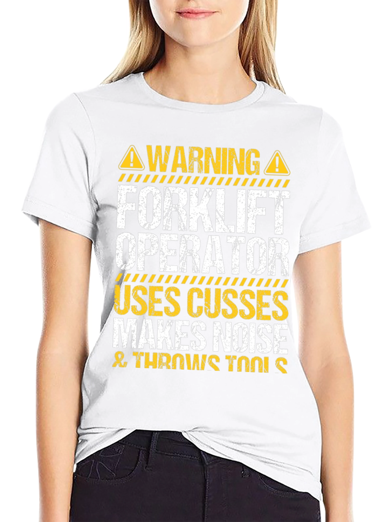 Warning Forklift Operator T-Shirt