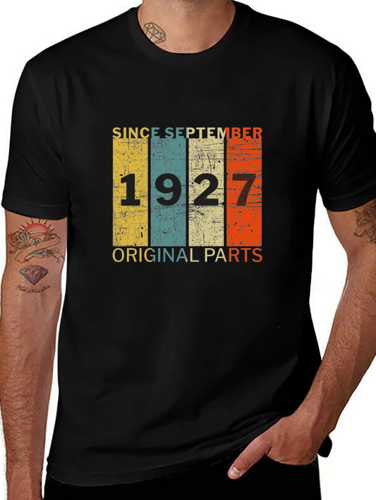 Since September 1927 T-Shirt - Original Parts Birthday Tee