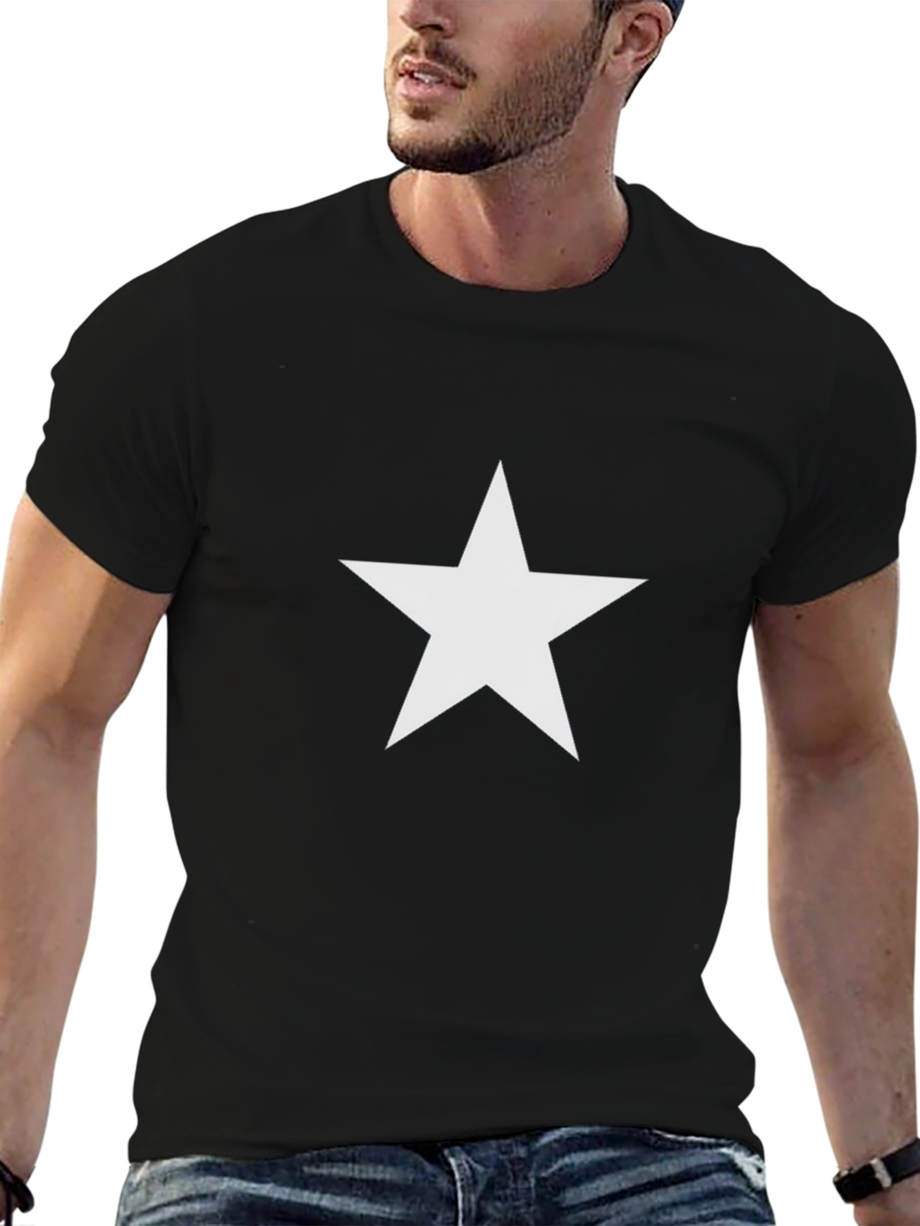 Black Star Tee - Classic Style