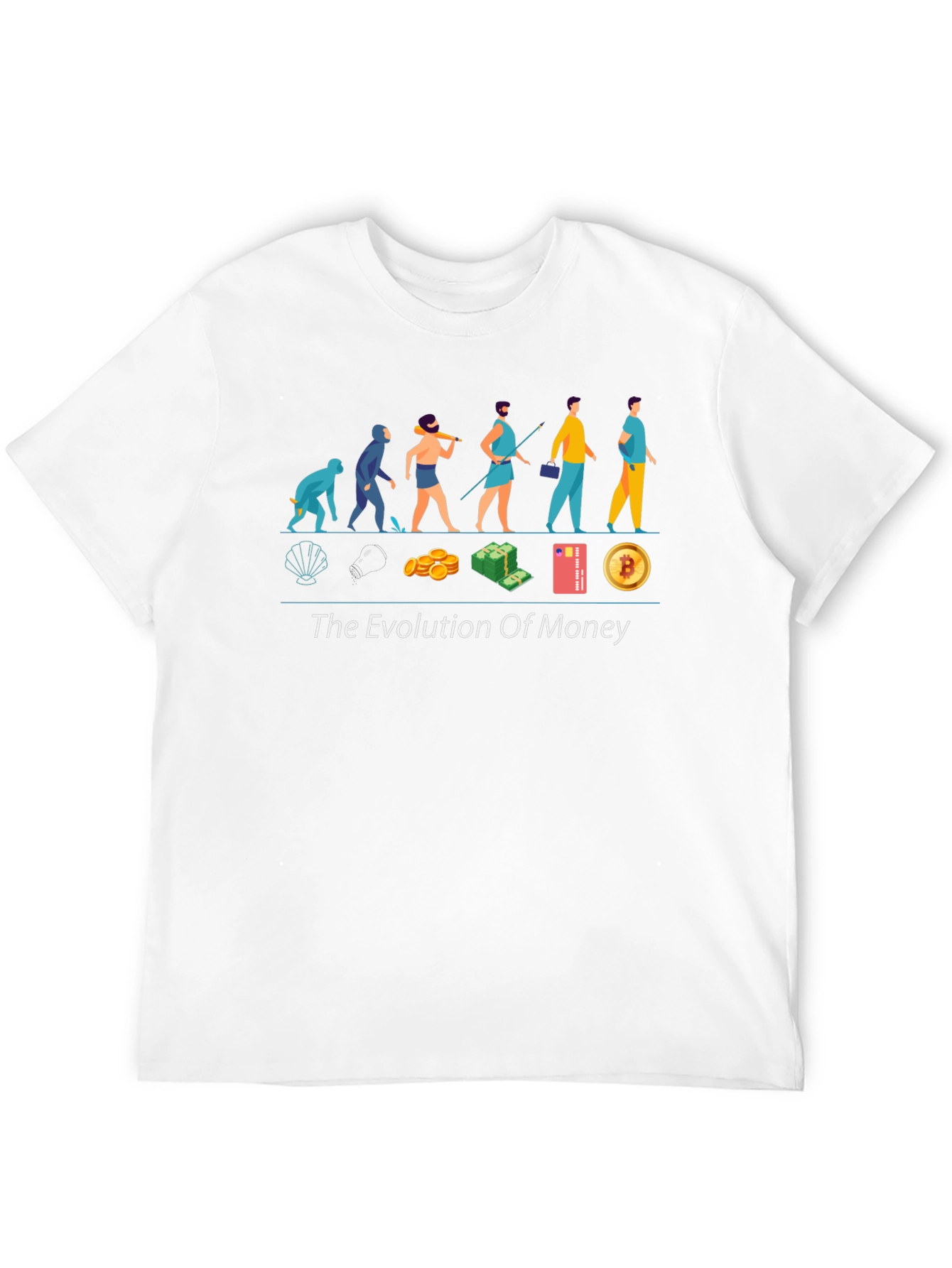 Evolution of Money Graphic T-Shirt