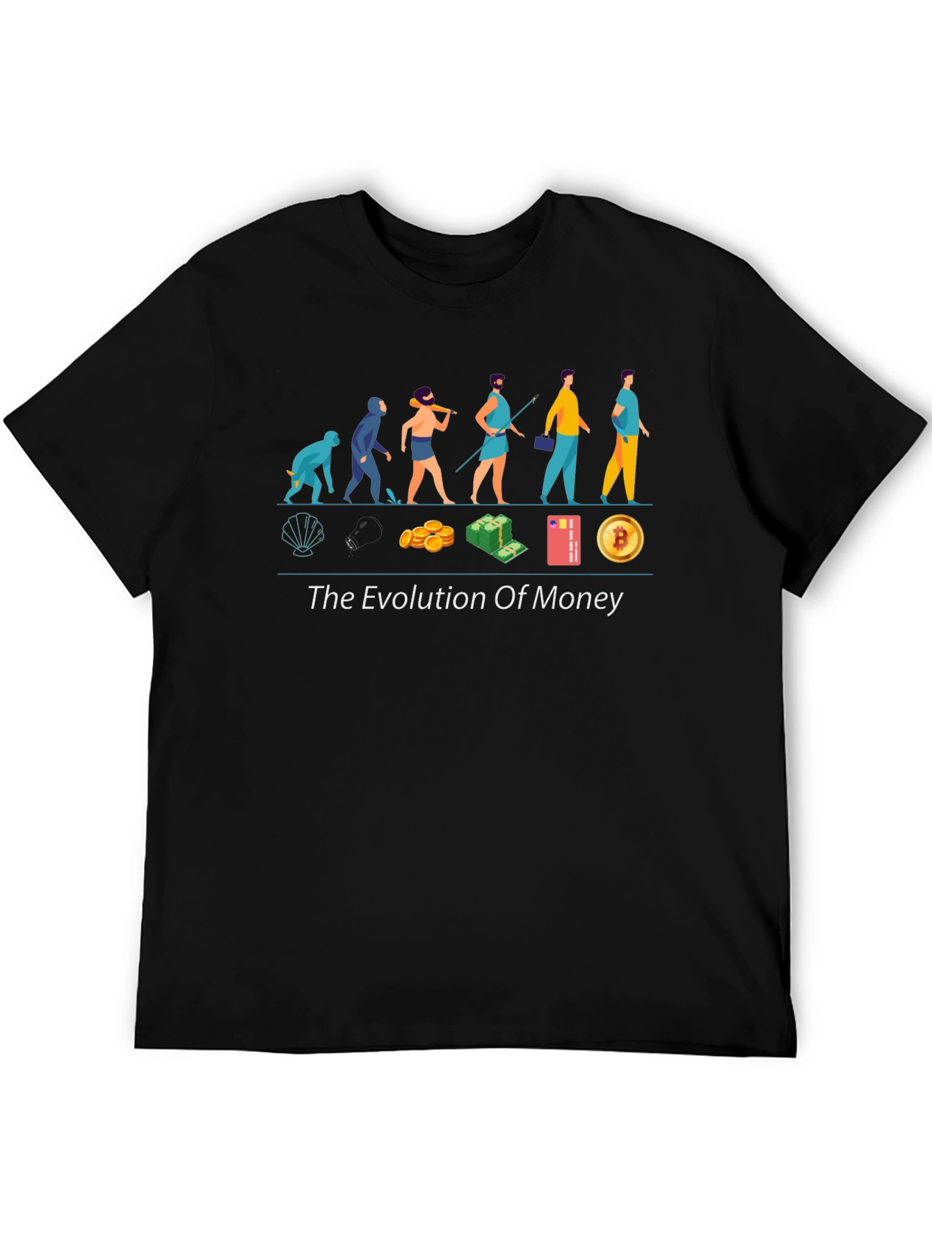 Evolution of Money Graphic T-Shirt