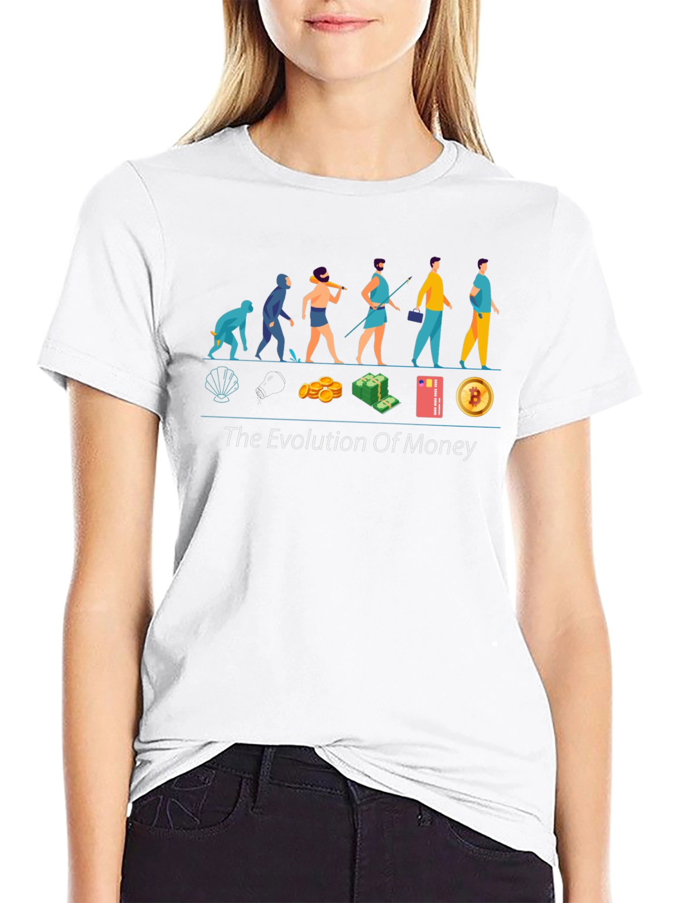 Evolution of Money Graphic T-Shirt