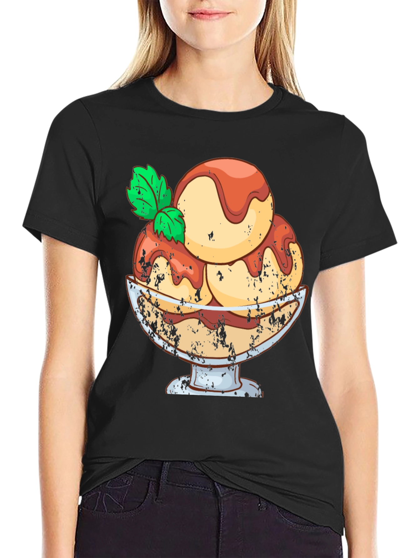 Ice Cream Graphic Tee - Tasty Dessert Shirt