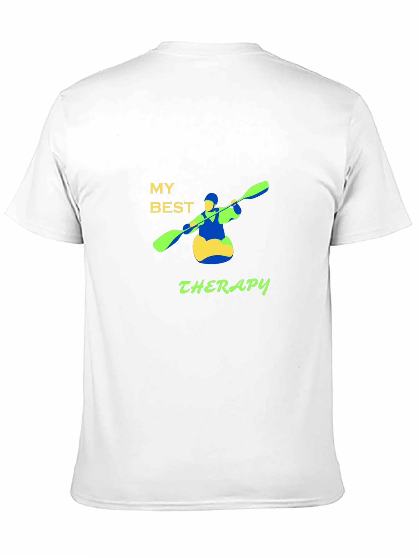 My Best Therapy Kayak Graphic T-Shirt