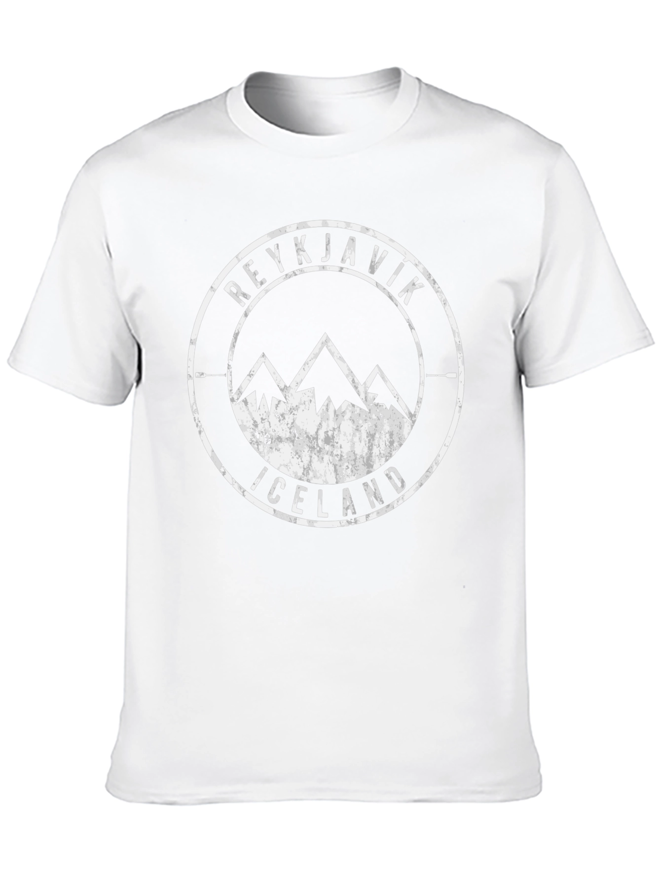 Reykjavik Iceland Mountain T-Shirt