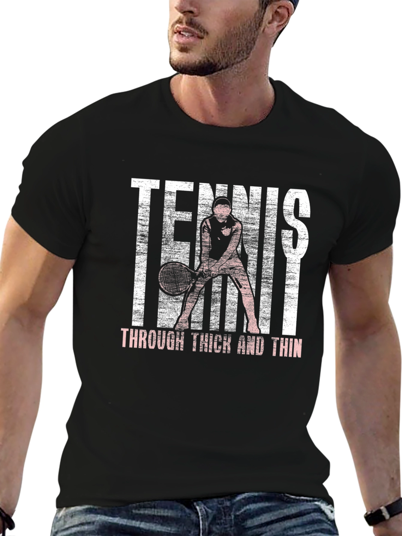 Tennis Through Thick and Thin Graphic Tee
