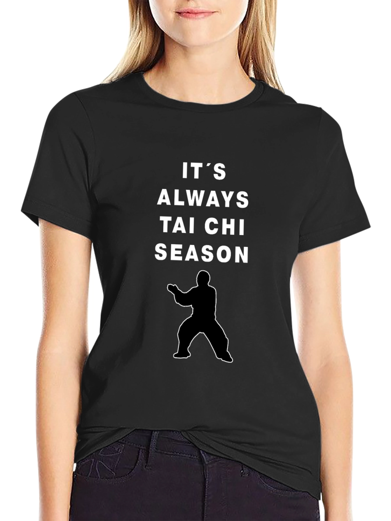 Its Always Tai Chi Season Black T-Shirt