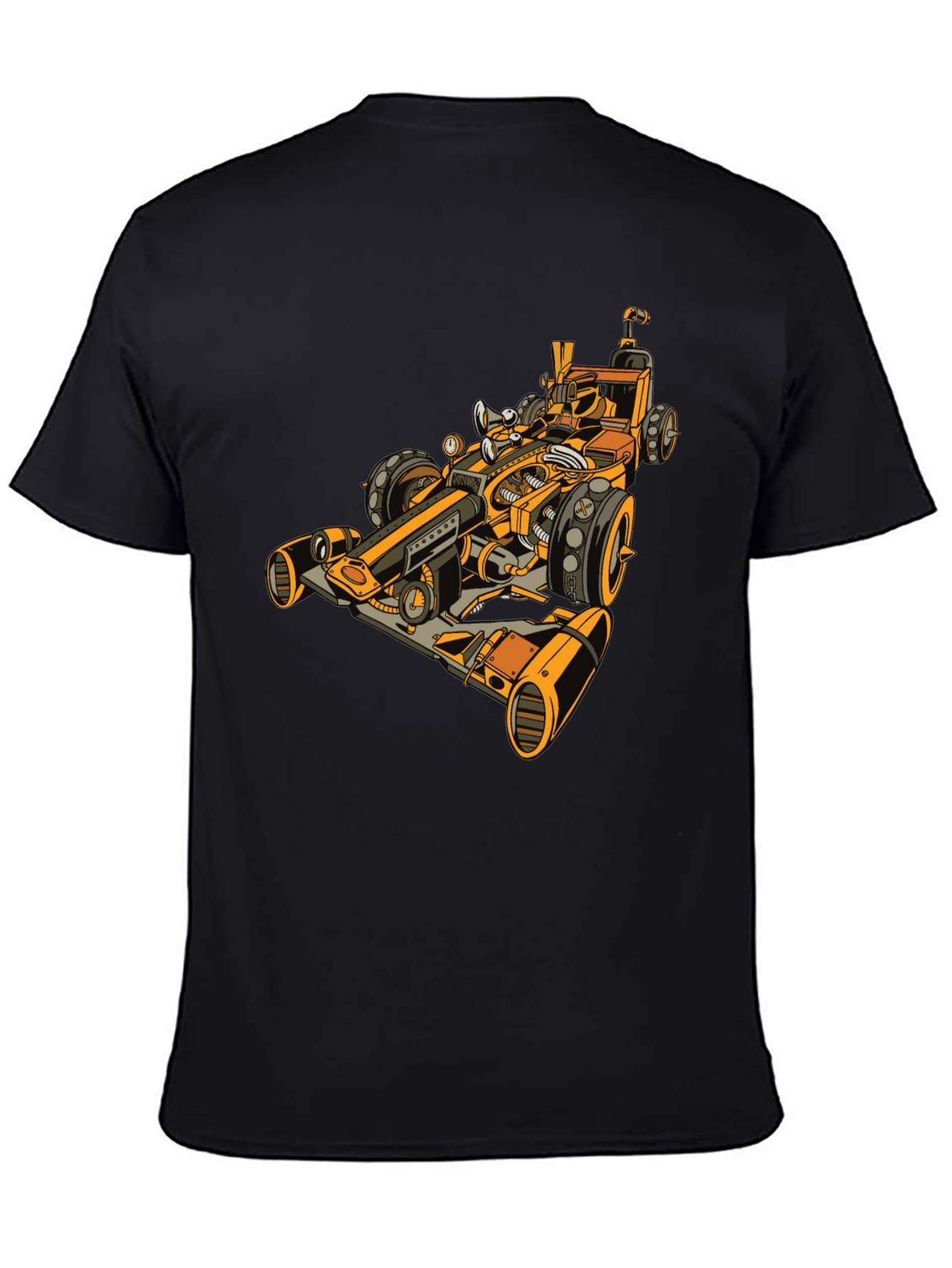 Steampunk Racecar Graphic Tee - Cool Unique Design
