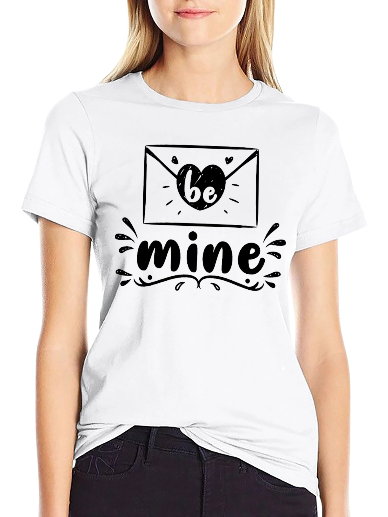 Be Mine Valentines Day Graphic T-Shirt