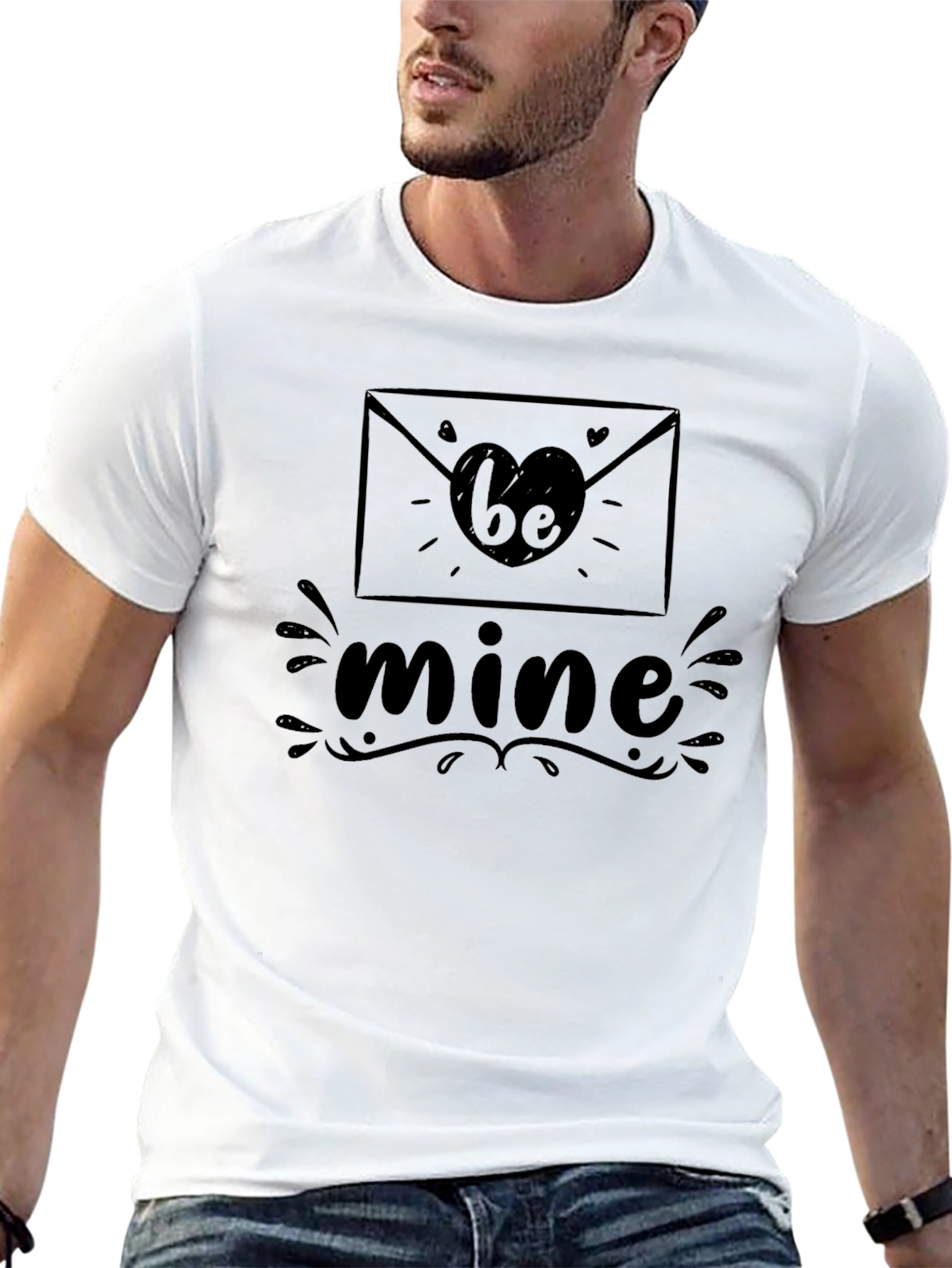 Be Mine Valentines Day Graphic T-Shirt