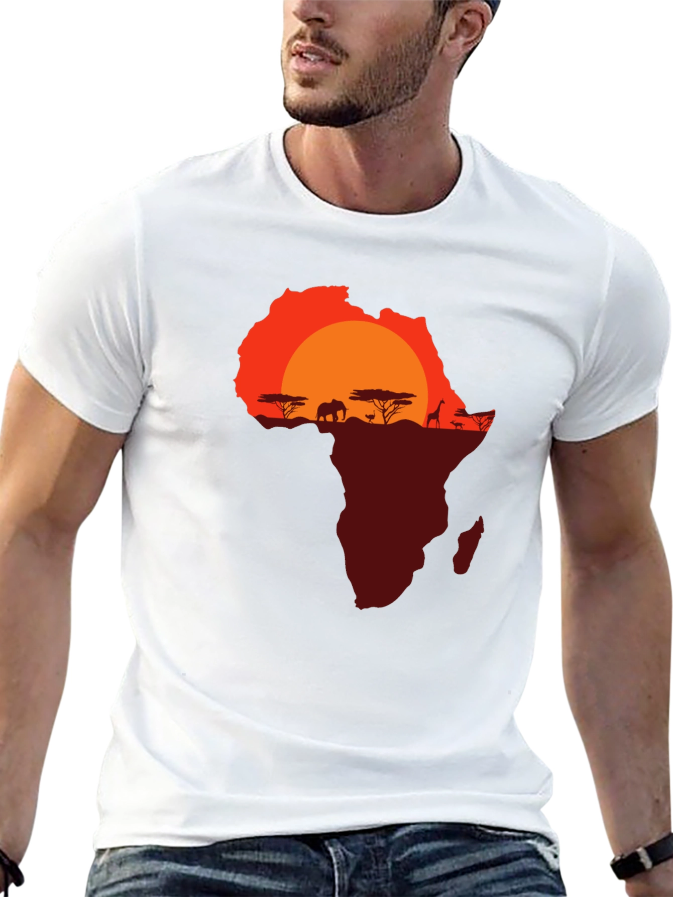 African Sunset Graphic Tee