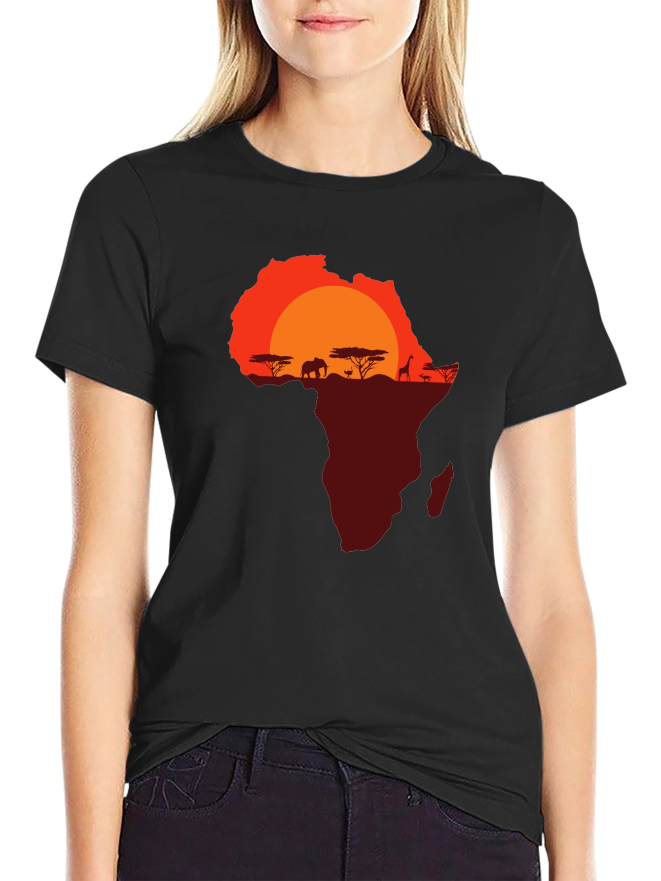 African Sunset Graphic Tee