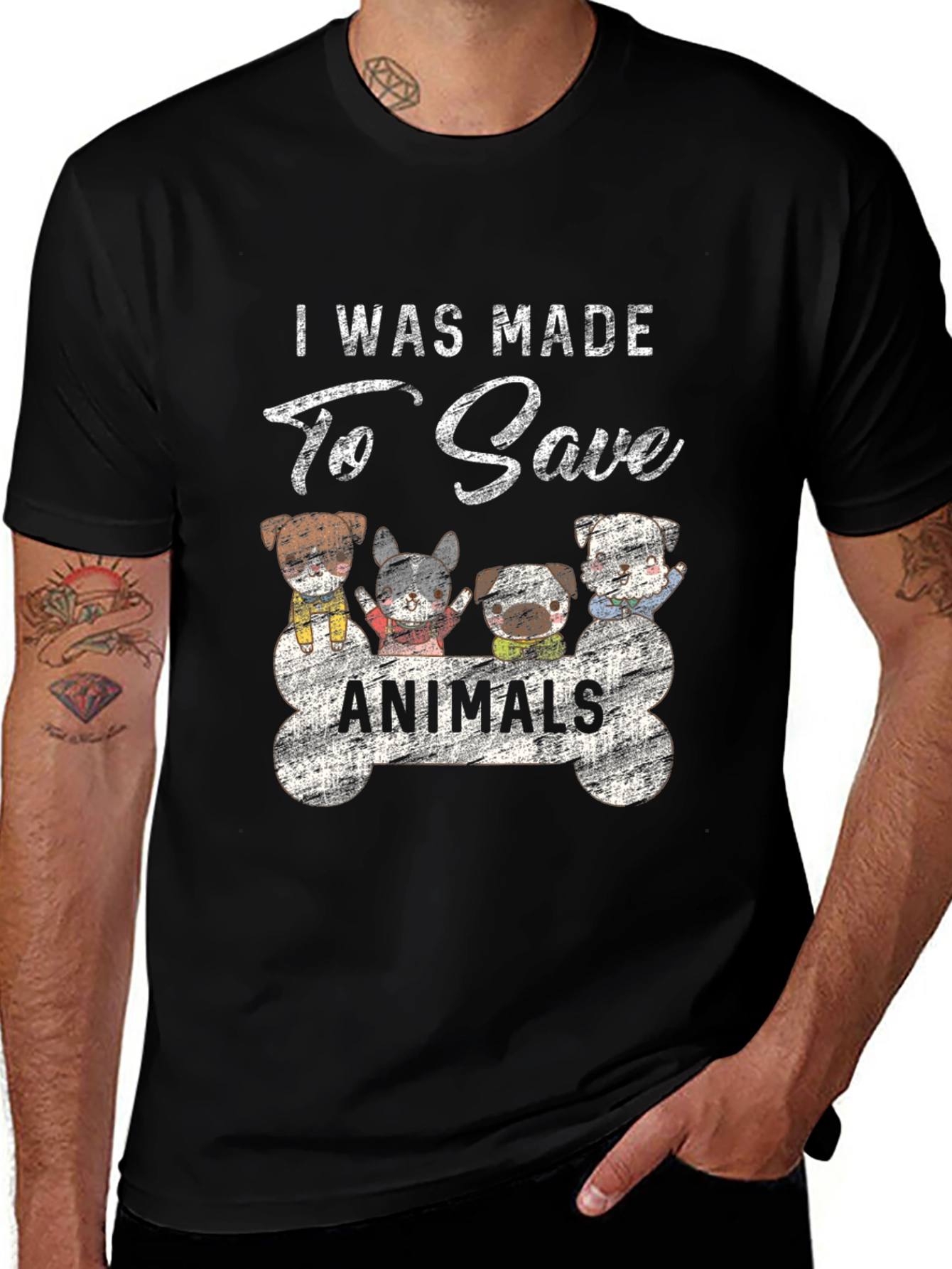 I Was Made to Save Animals T-Shirt
