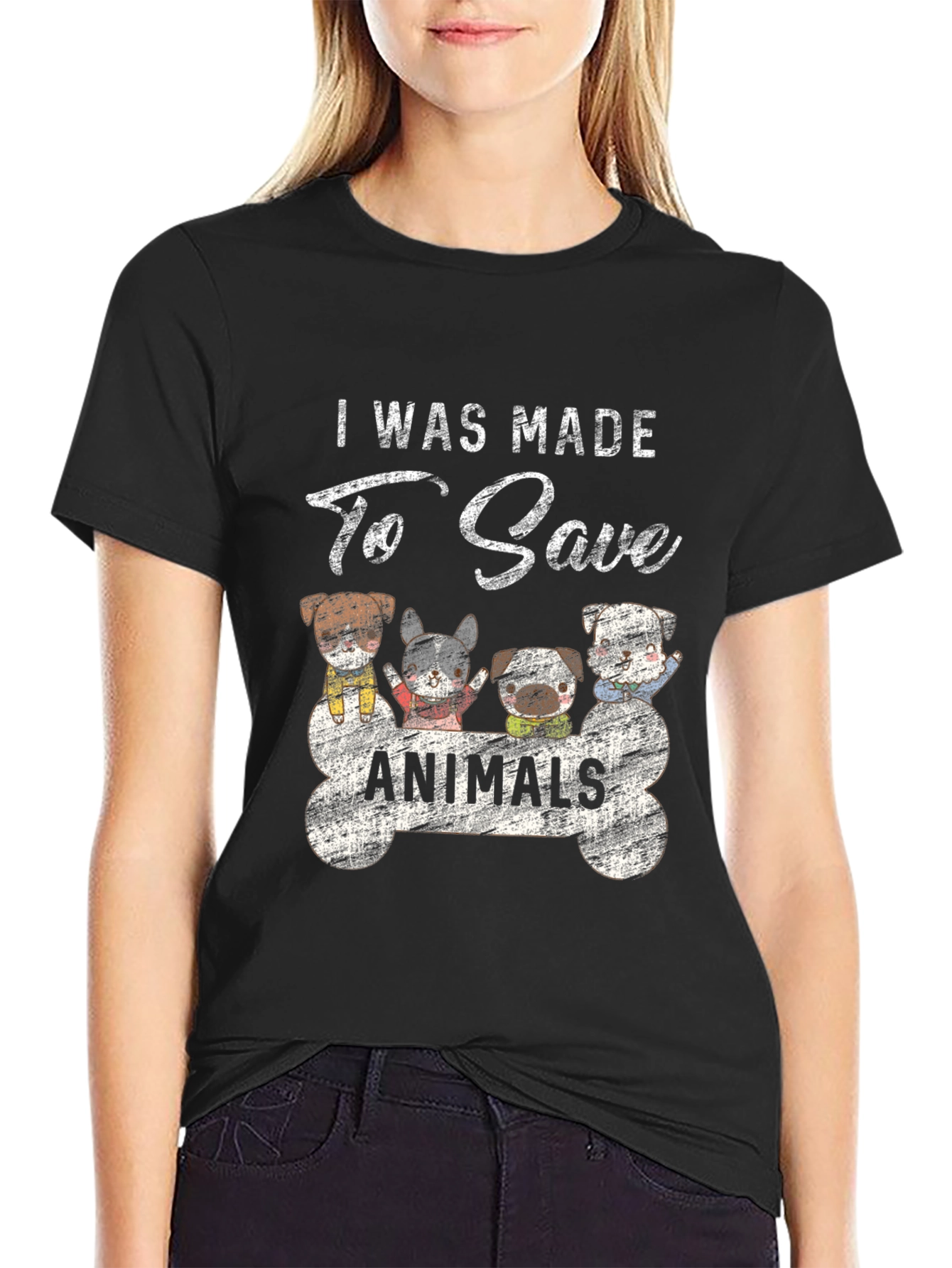 I Was Made to Save Animals T-Shirt