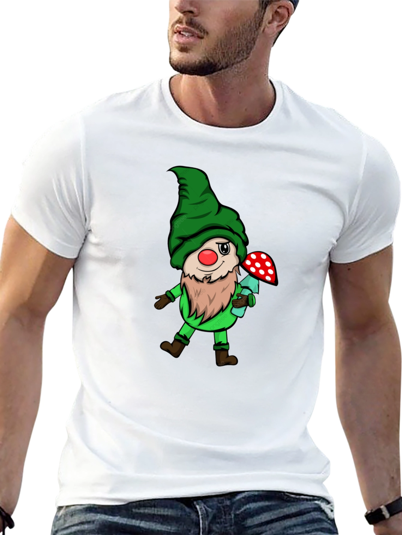 Whimsical Gnome Graphic Tee