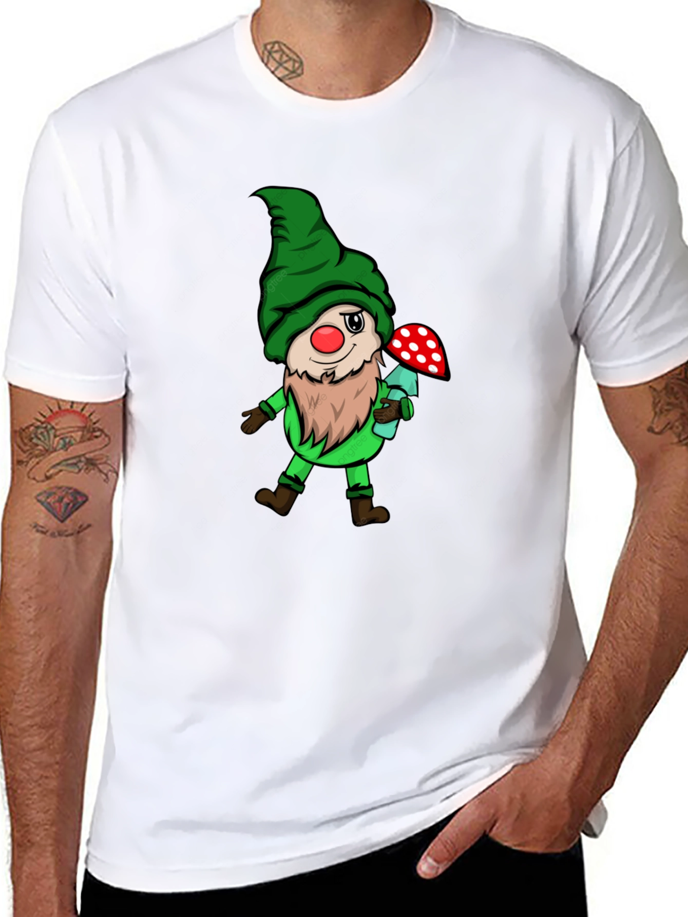 Whimsical Gnome Graphic Tee