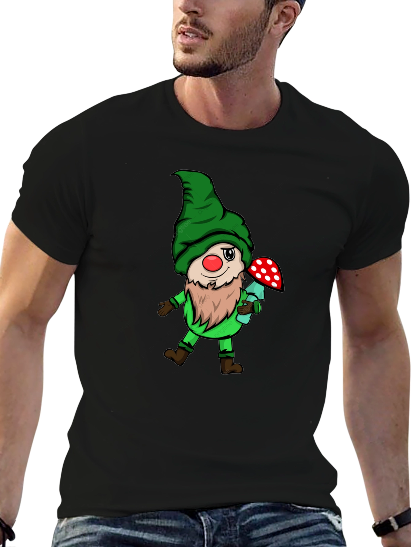 Whimsical Gnome Graphic Tee