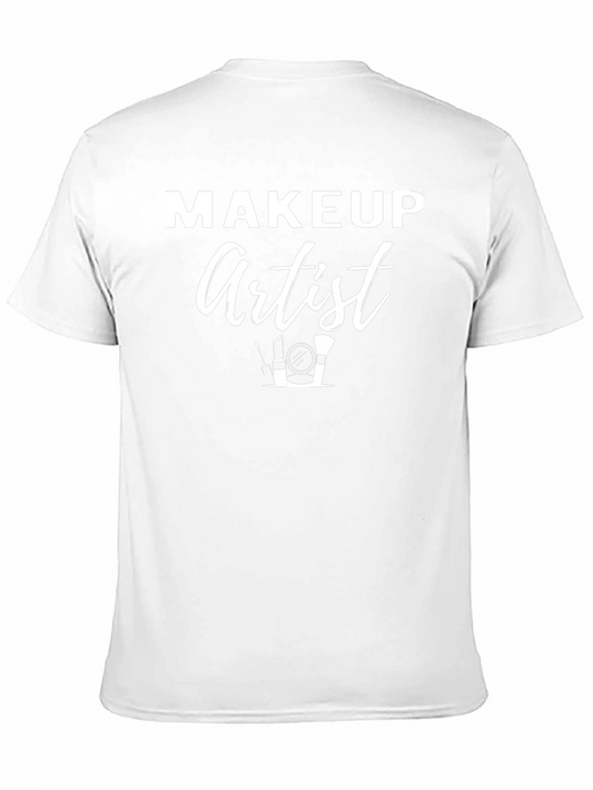 Makeup Artist Graphic T-Shirt - Black
