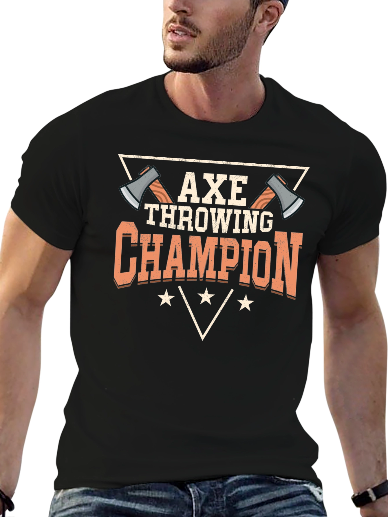 Axe Throwing Champion Graphic T-Shirt