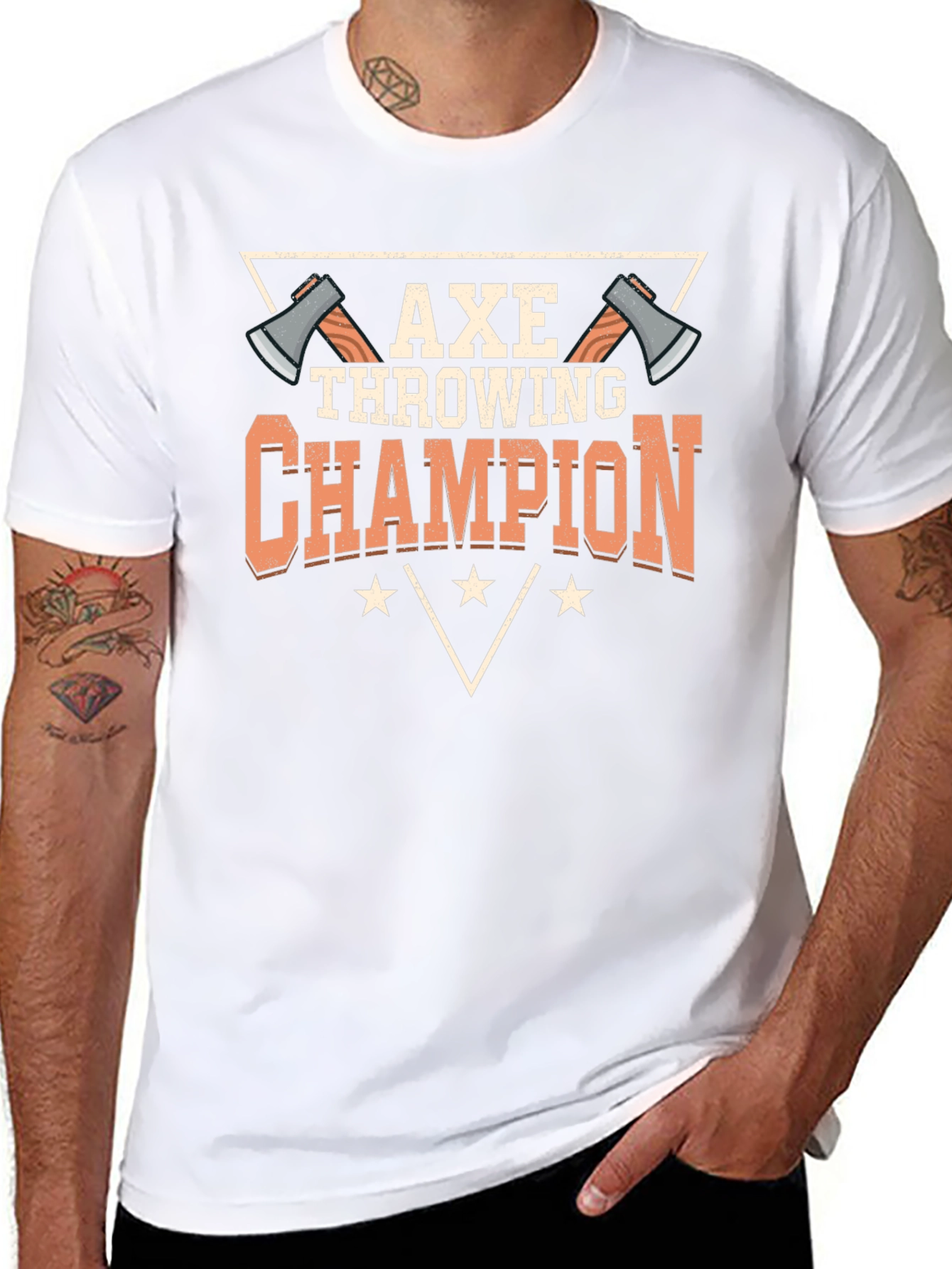 Axe Throwing Champion Graphic T-Shirt