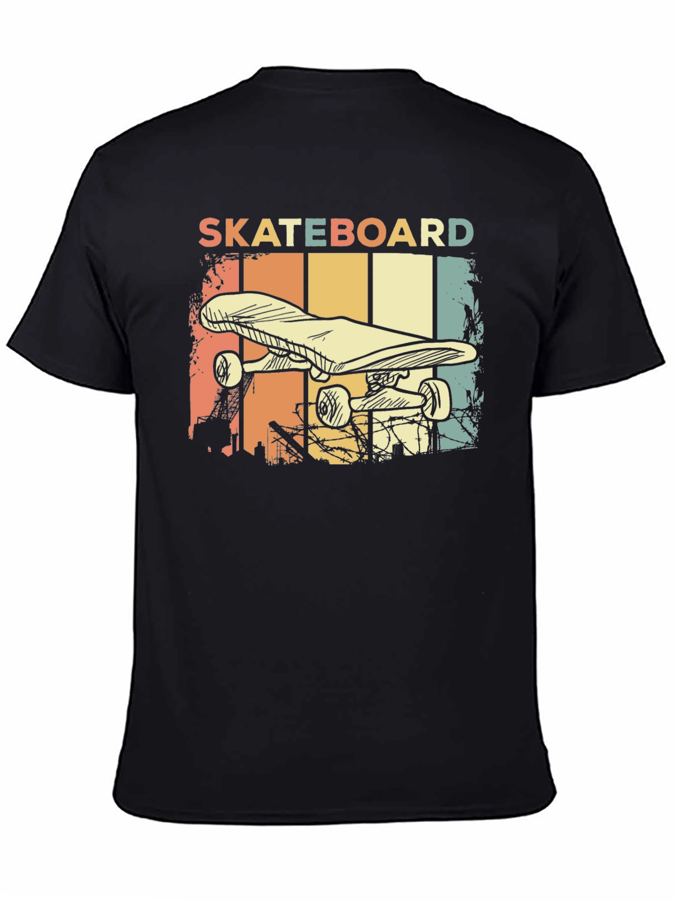 Skateboard T-Shirt - Retro Urban Style
