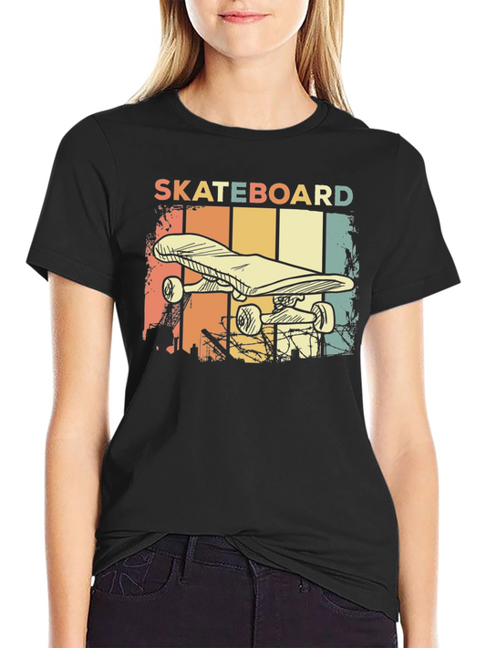 Skateboard T-Shirt - Retro Urban Style