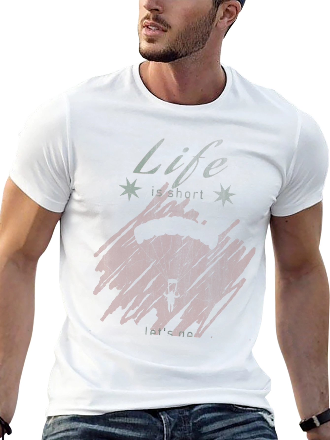 Life Is Short Black Graphic Tee