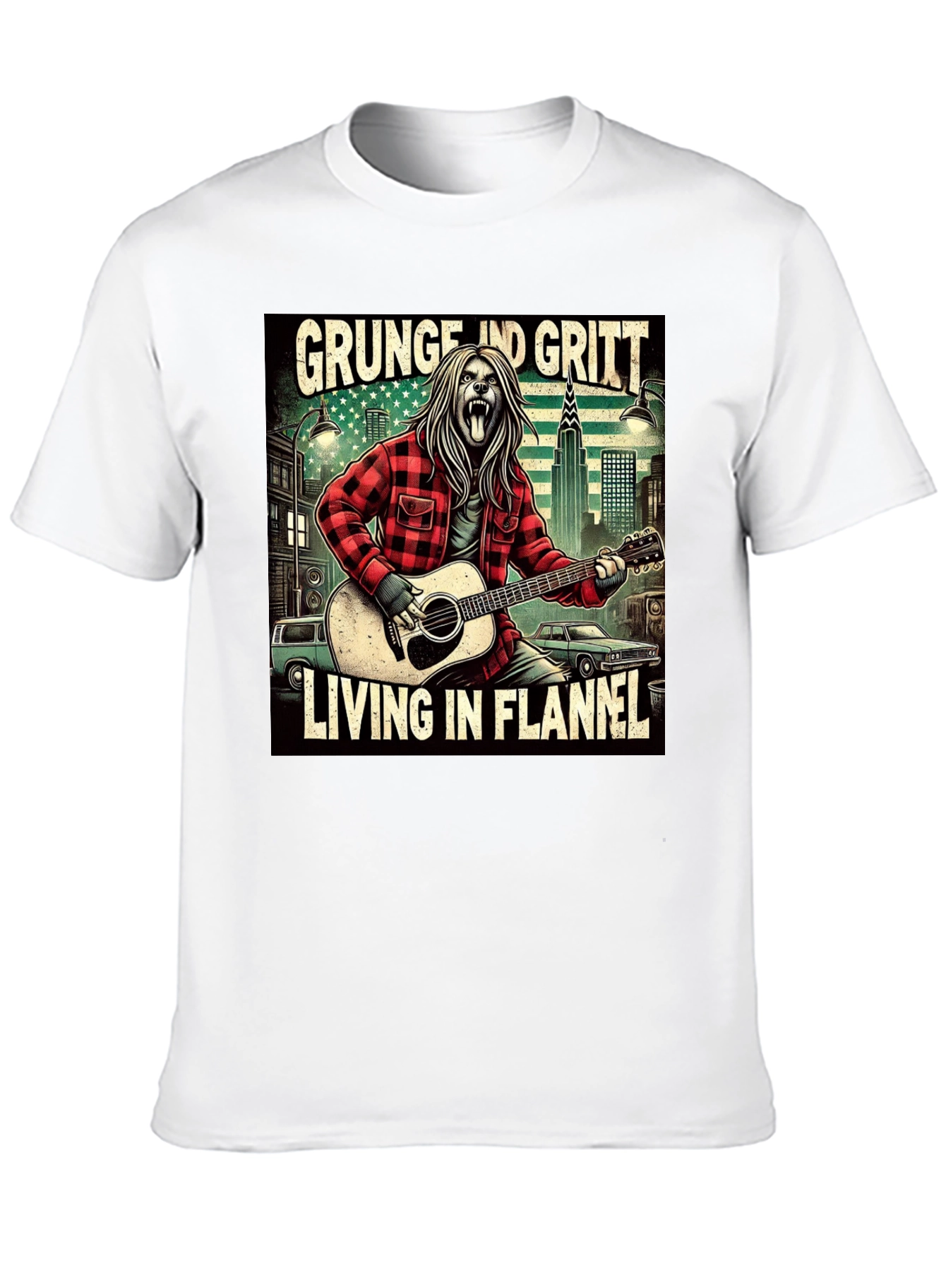 Grunge and Gritt Flannel T-Shirt