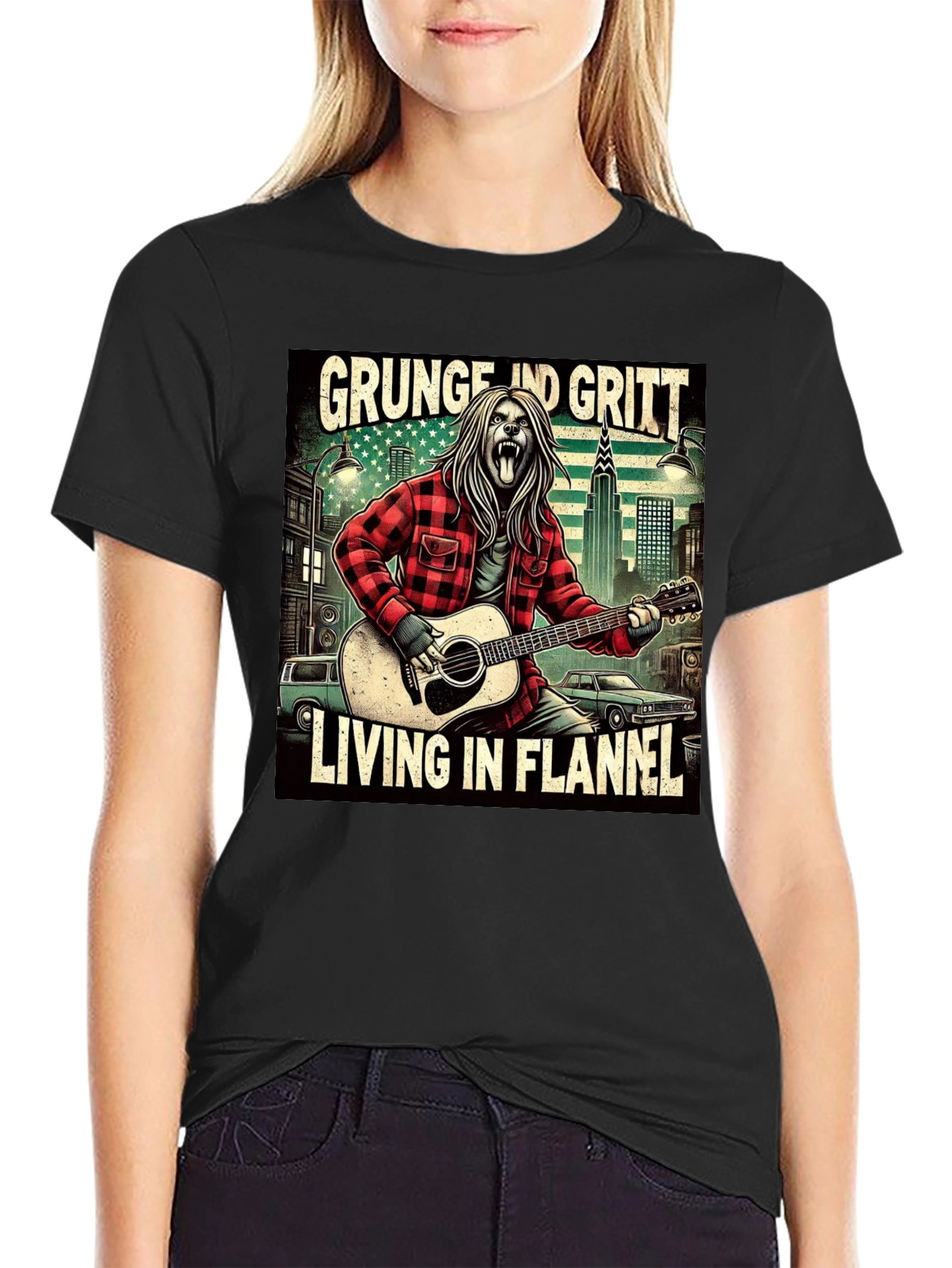 Grunge and Gritt Flannel T-Shirt