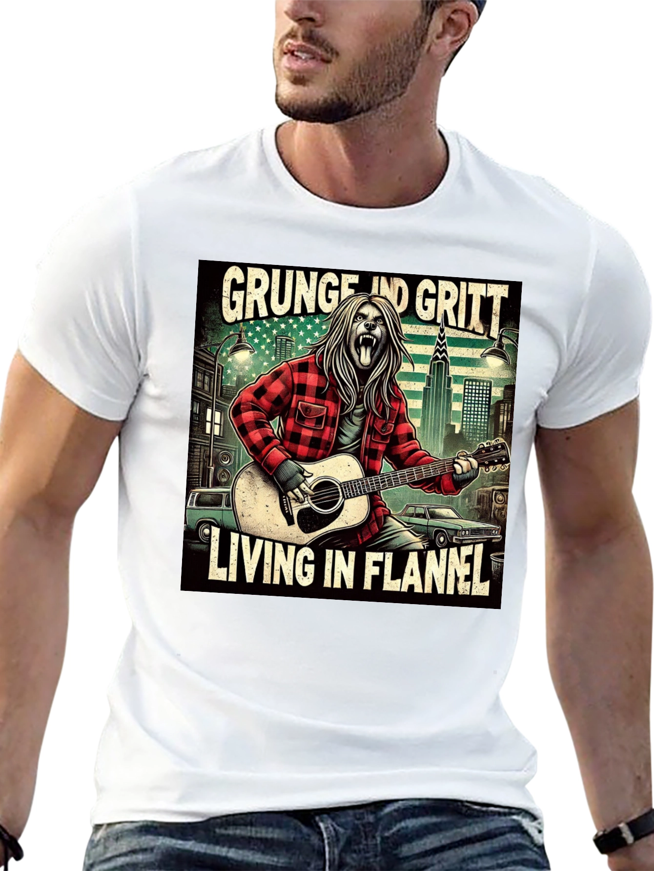 Grunge and Gritt Flannel T-Shirt