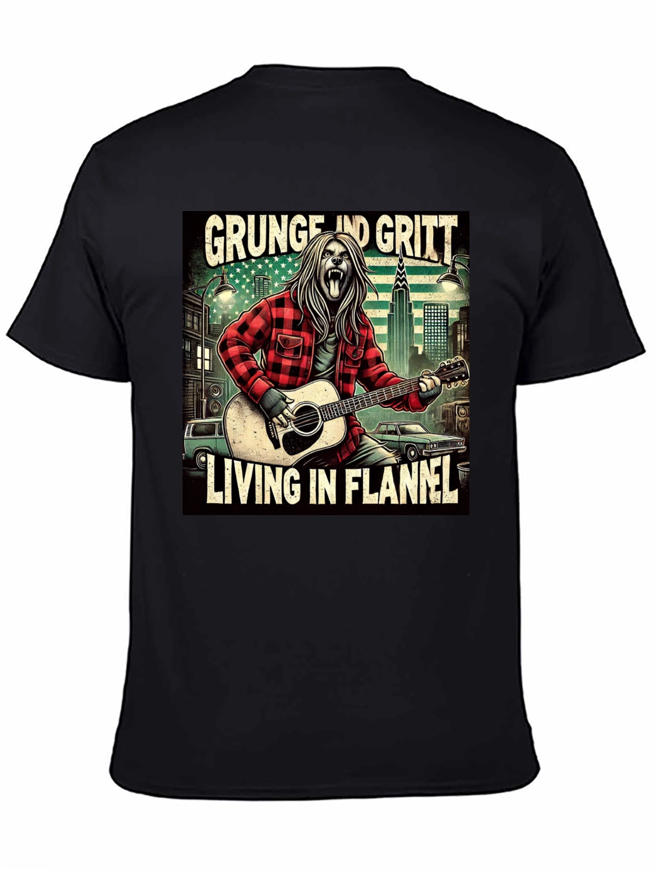 Grunge and Gritt Flannel T-Shirt