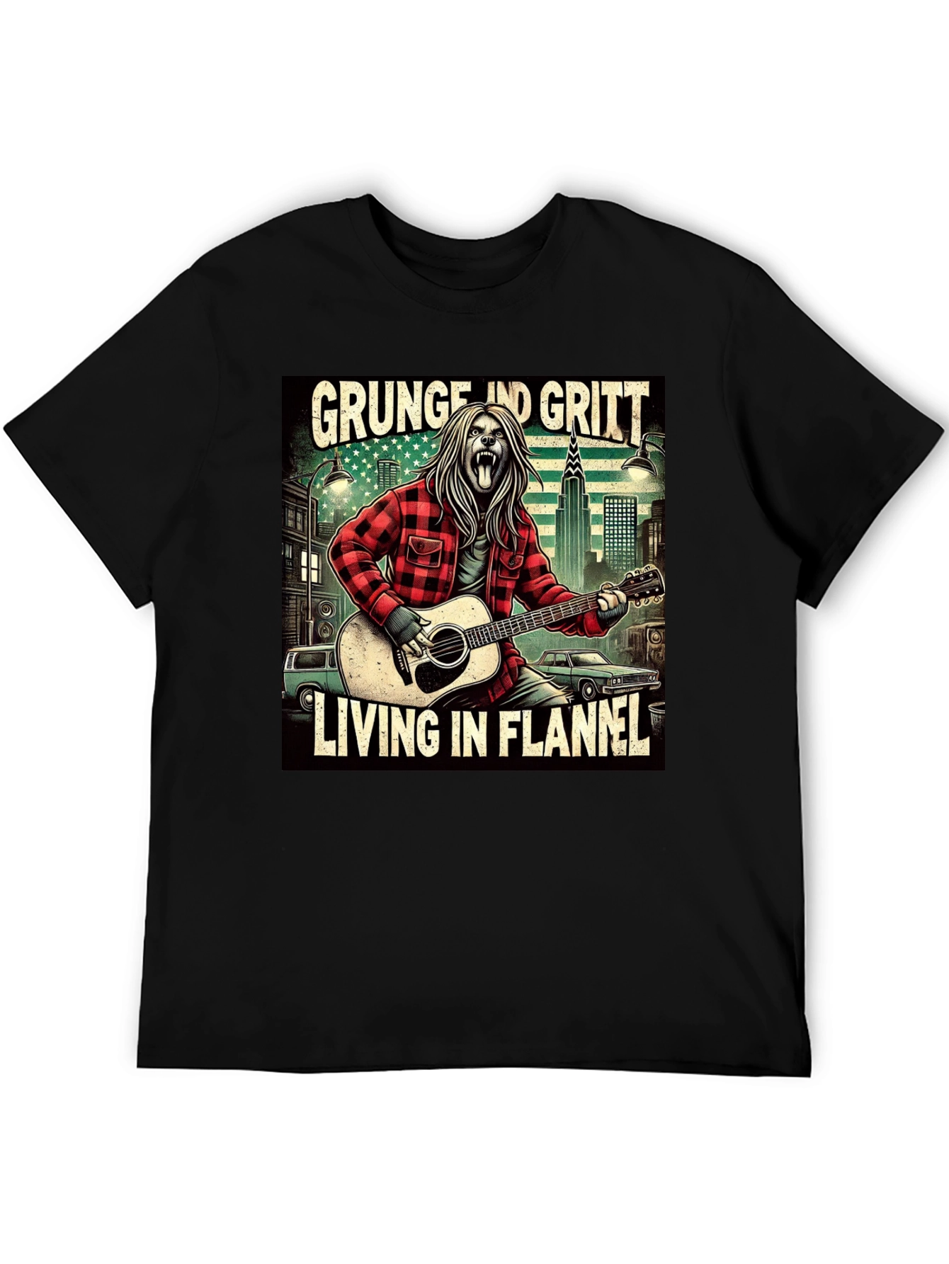 Grunge and Gritt Flannel T-Shirt