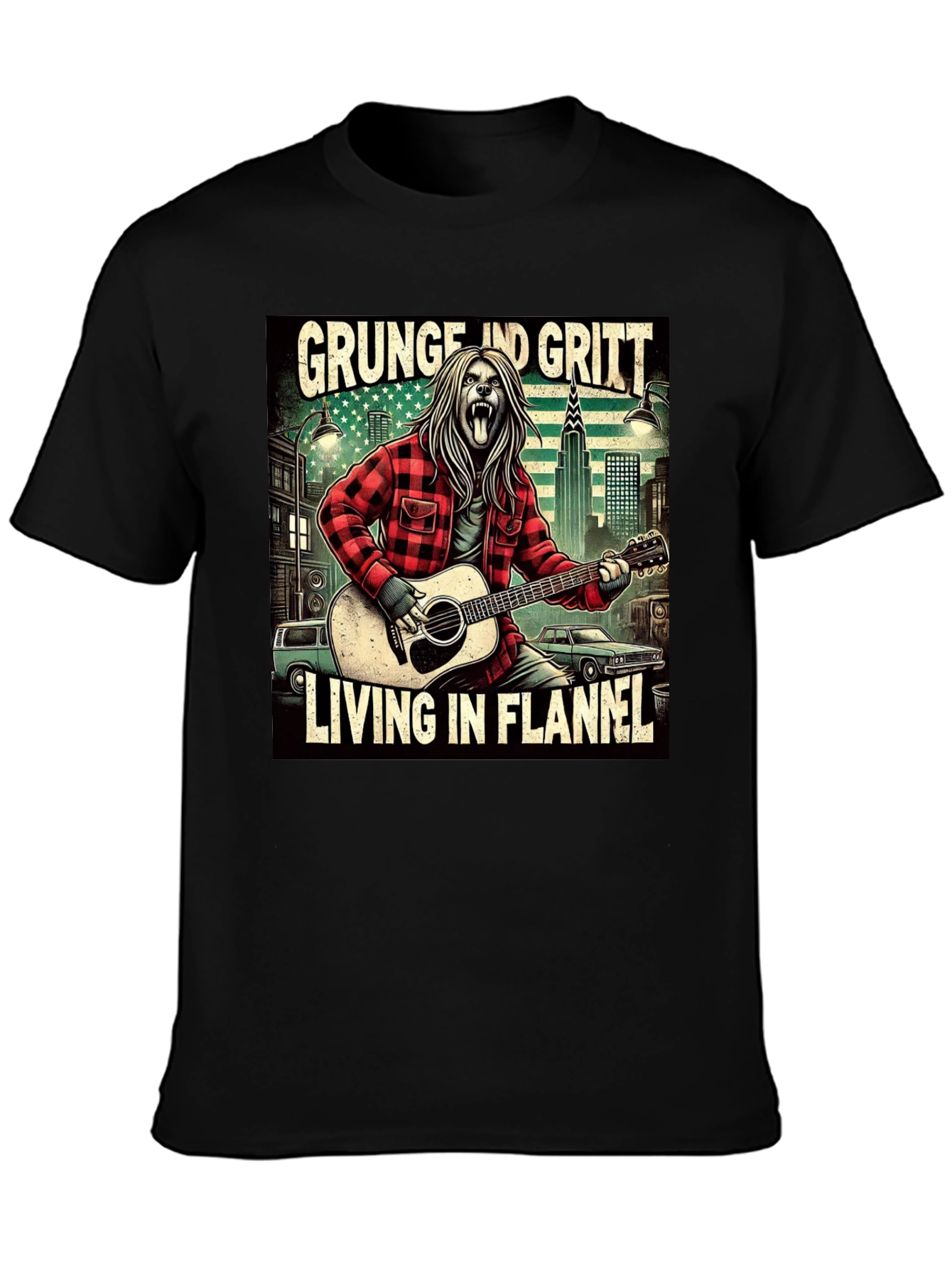 Grunge and Gritt Flannel T-Shirt