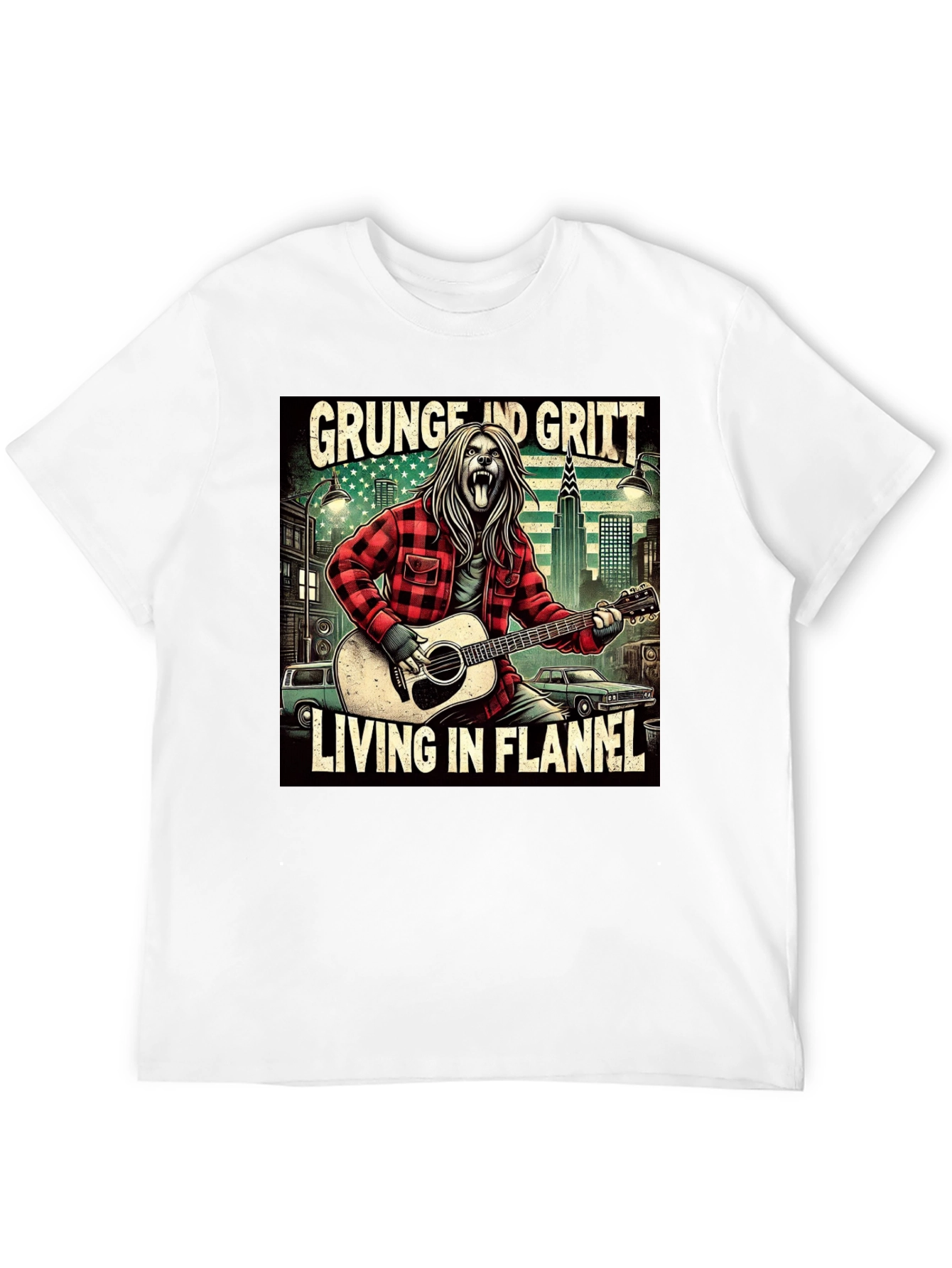 Grunge and Gritt Flannel T-Shirt