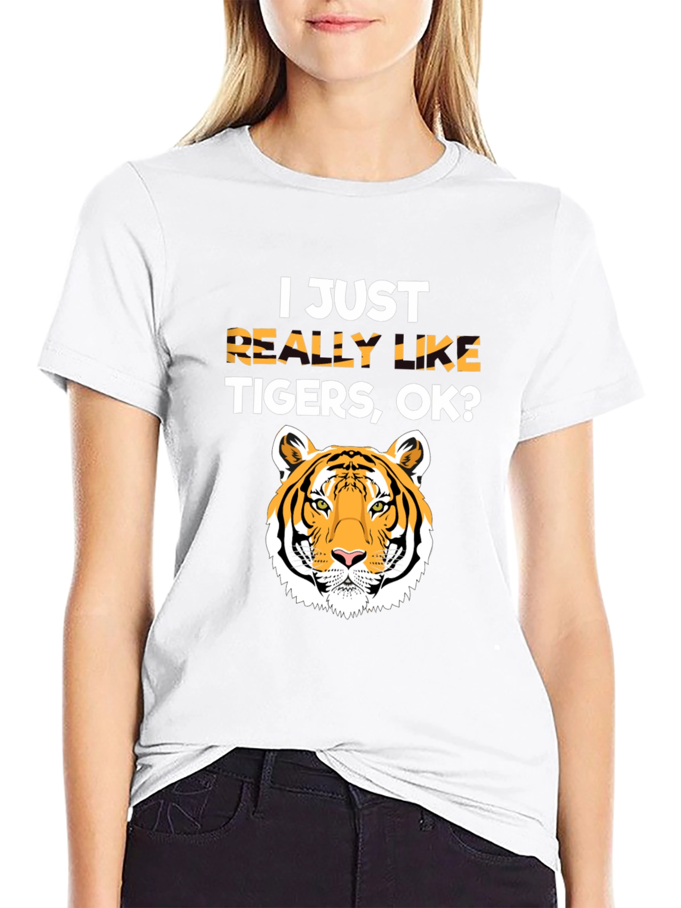 I Just Really Like Tigers OK? T-Shirt
