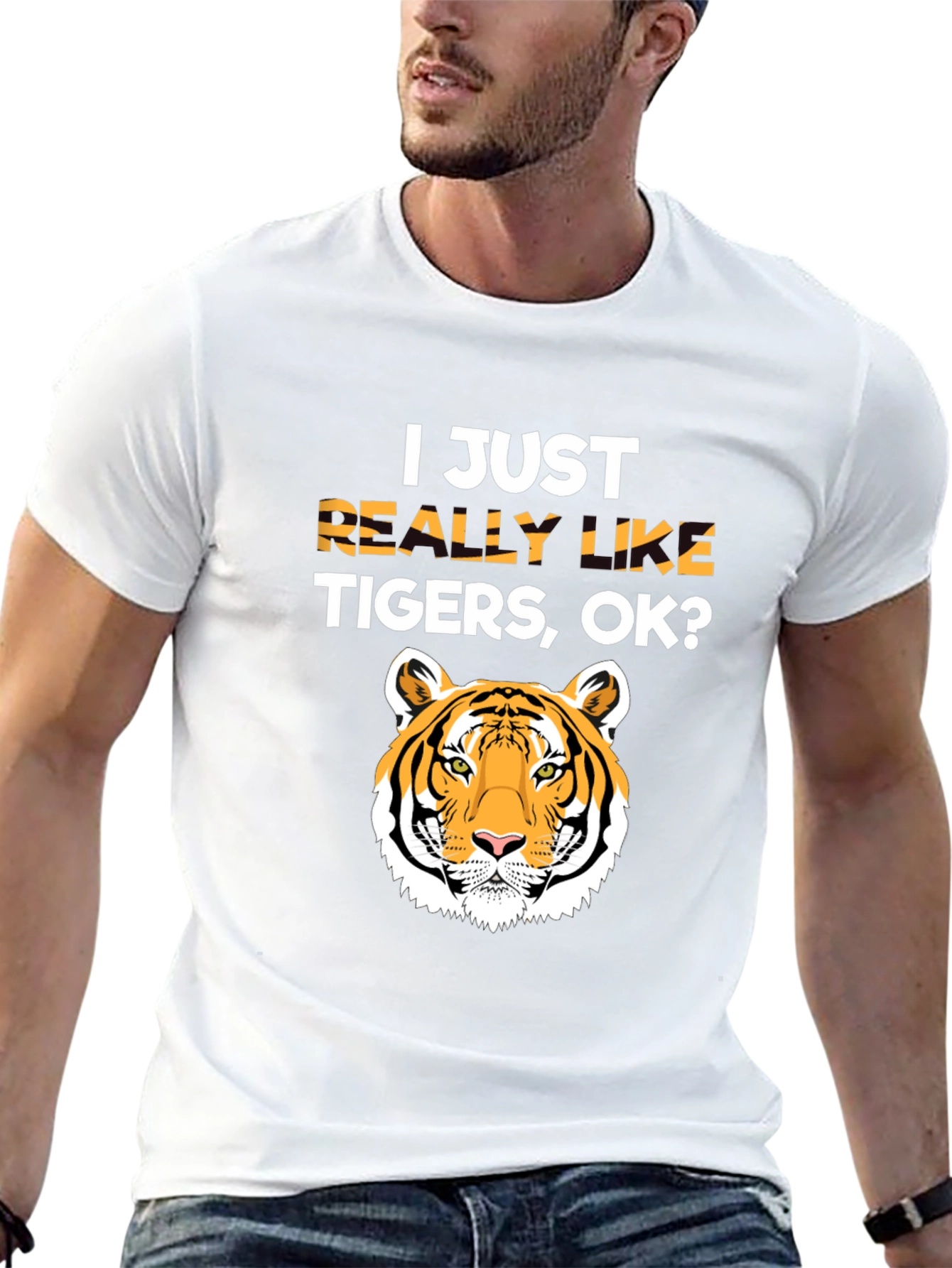 I Just Really Like Tigers OK? T-Shirt