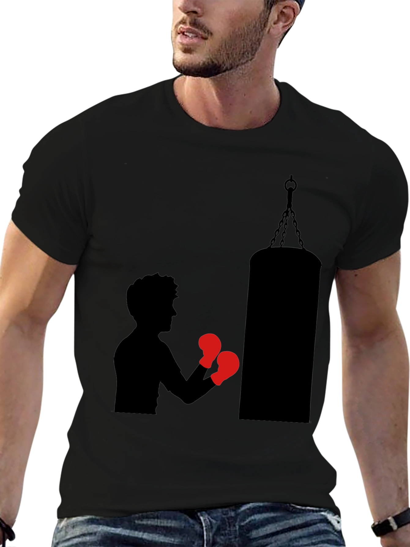 Black Boxing Graphic Tee
