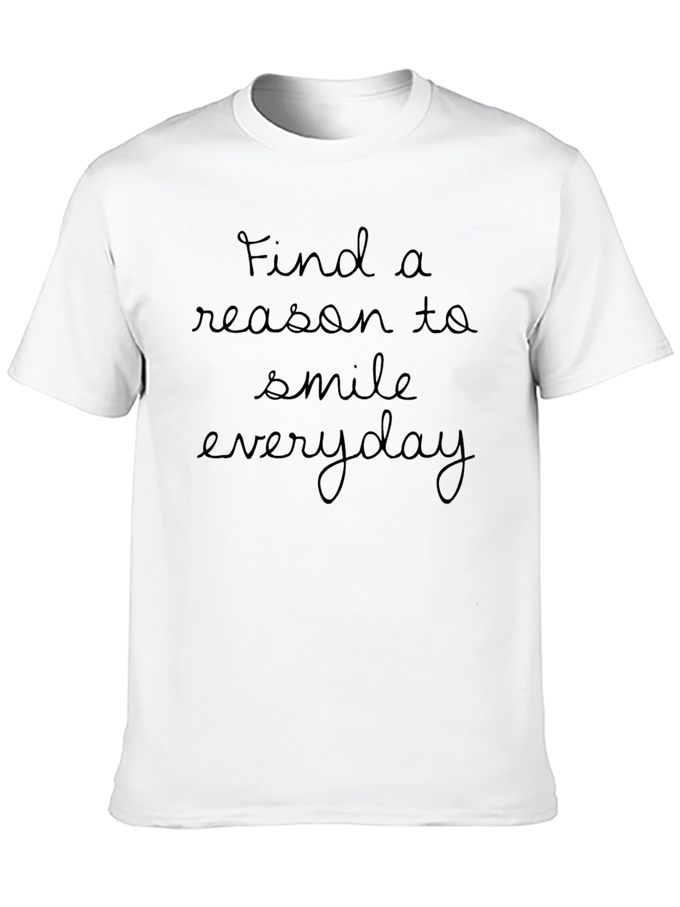 Inspirational Message Black Tee