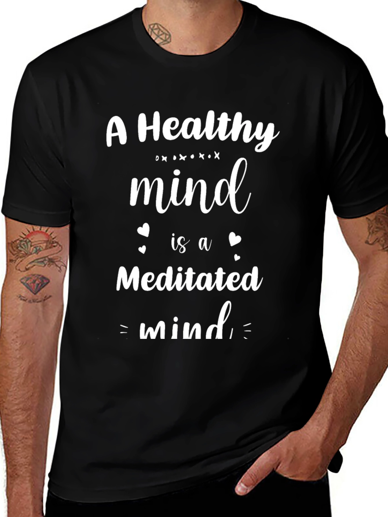 Healthy Meditated Mind Graphic T-Shirt